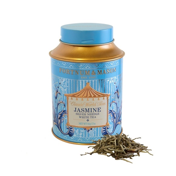 Fortnum & Mason Jasmine Silver Needle 50g Loose Leaf Empty Tea Storage Tin - Picture 2 of 2